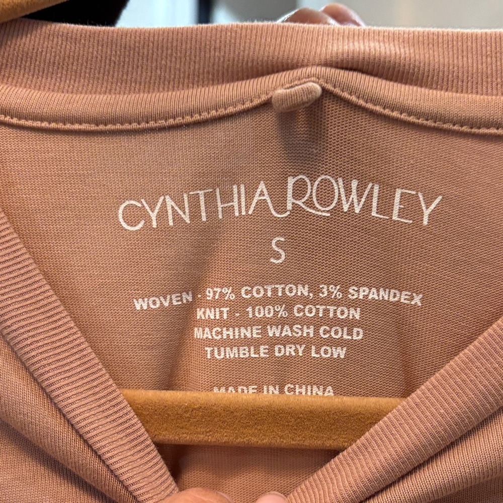 Cynthia Rowley Soft Brown Knit Top